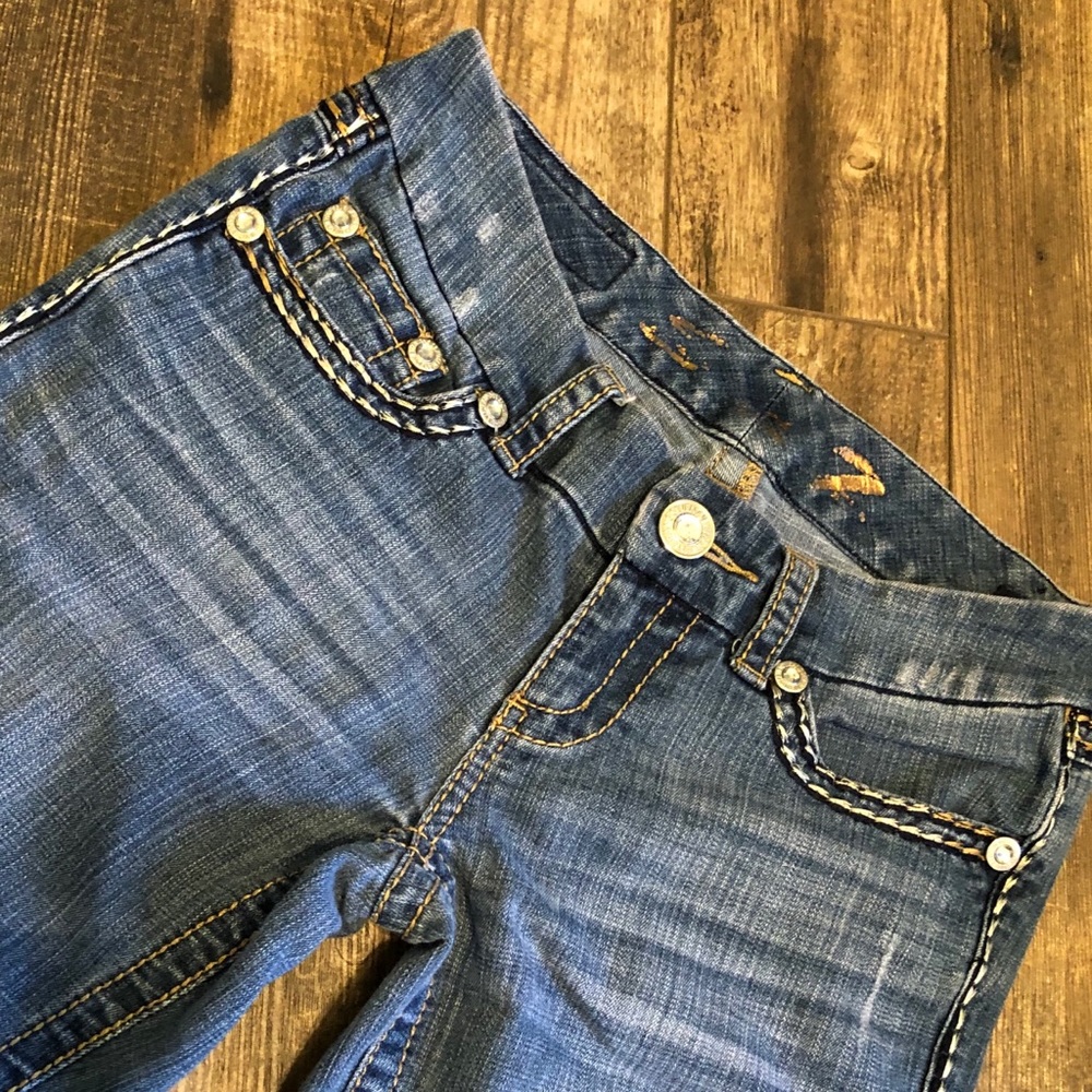 Seven 7 Brand Super Low Skinny Jeans - Picture 4 of 6